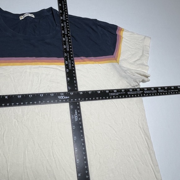 Marine Layer Men's Long Sleeve Navy Sunset Strips Shirt Size L/XL - Picture 3 of 6